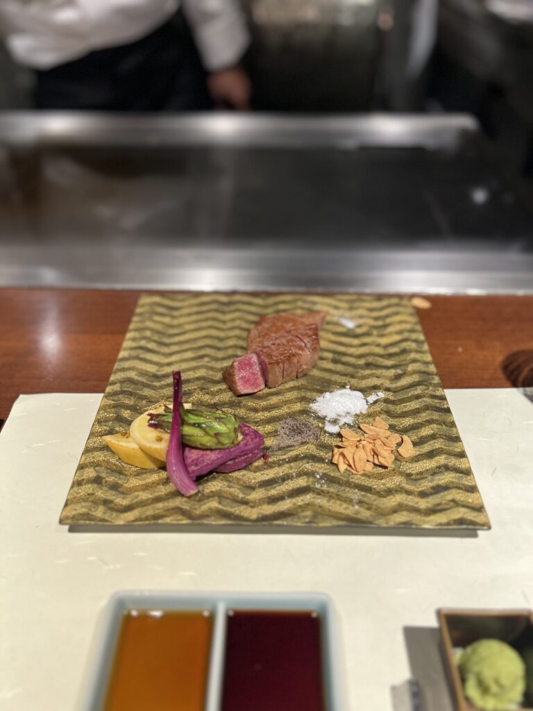 蜃気楼の鉄板焼きメニュー
