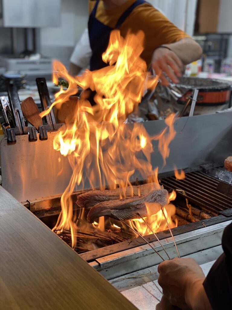 鰹の藁焼き