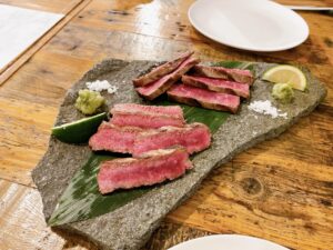 土佐あかうしのステーキ