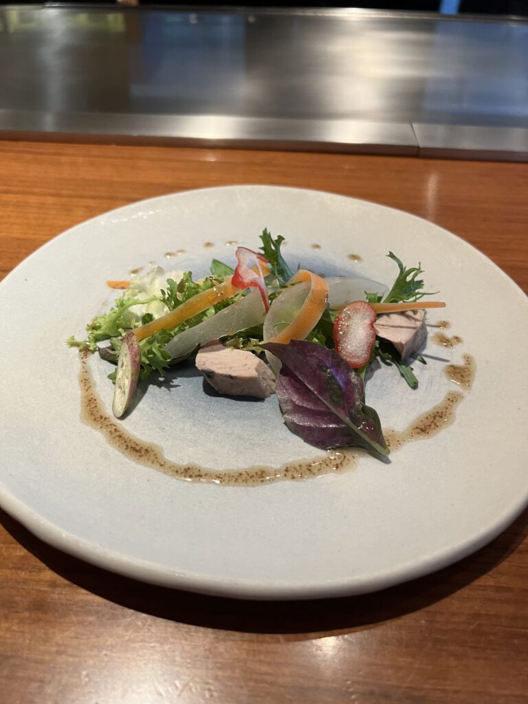リッツカールトン沖縄　鉄板焼き喜瀬　前菜