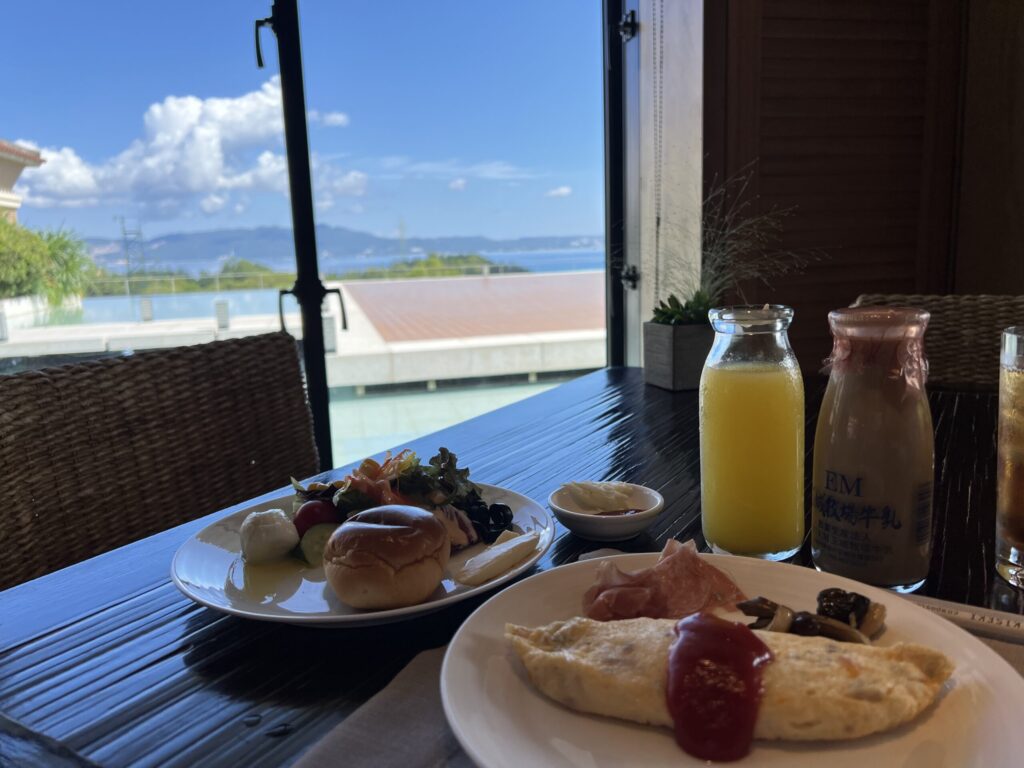 リッツカールトン沖縄　グスクの朝食ビュッフェ