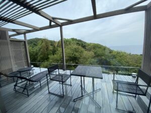 ザマナスイートのテラス