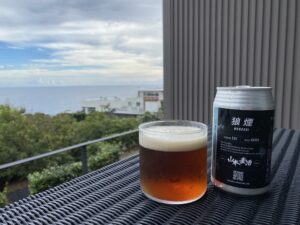 鰹節でできた地ビール：狼煙