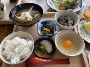 Breakfast Japanese Food at The Mana Village/ザマナビレッジの朝食（和食）
