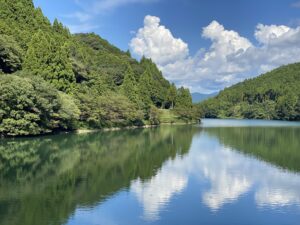 物部川/Scenic view of the Monobe River