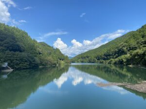 物部川/Scenic view of the Monobe River