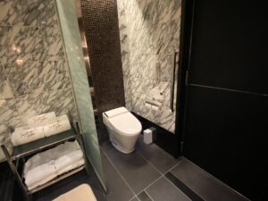 エクシブムセオのSグレードバスルームのトイレ