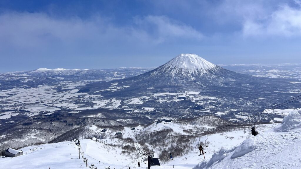 羊蹄山とニセコの雪景色 Mt Yotei Niseko winter view